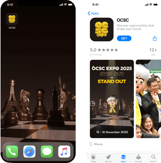 OCSC App Preview