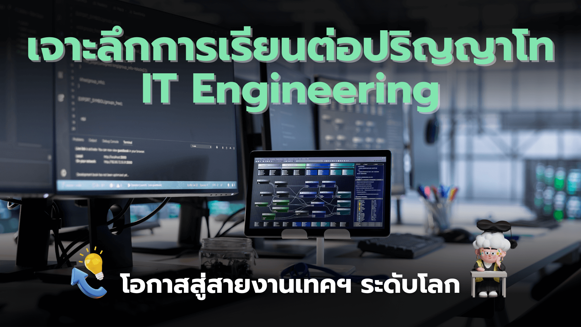เจาะลึกการเรียนต่อปริญญาโท IT Engineering ในต่างประเทศ: โอกาสสู่สายงานเทคฯ ระดับโลก